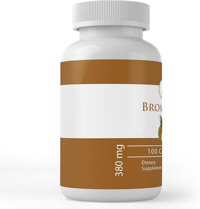 Pure Original Ingredients Bromelain, (100 Capsules) Always Pure, No Additives or Fillers, Lab Verified