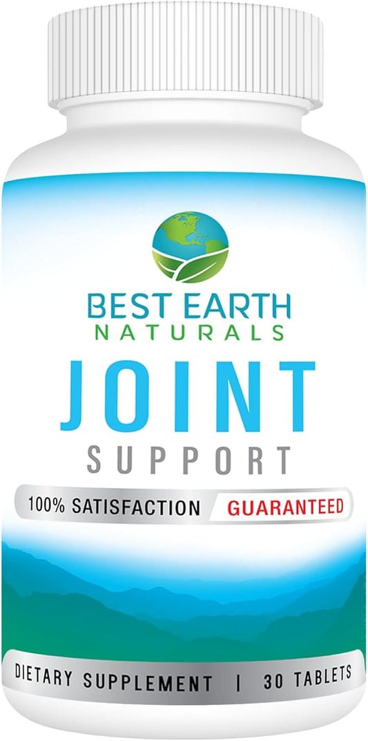 Best Earth Naturals Joint Support- Glucosamine, Chondroitin, MSM & Special Vitamins & Nutrients for Back, Hip & Joint Support - Joint Supplement for Joints, Muscle & Flexibility 30 Day Supply