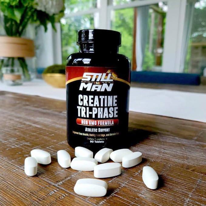 Super Premium Tri-Phase Creatine a Combination of Three Types of creatine for Maximum Results Without All The Negatives