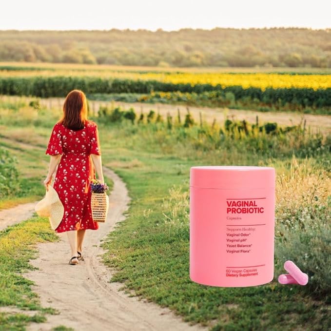 Probióticos vaginales para Mujeres, equilibrio de pH con prebióticos y mezcla de probióticos Lactobacillus, suplemento de salud Vaginal para Mujer, promueve el olor Vaginal saludable y la Flora (1)