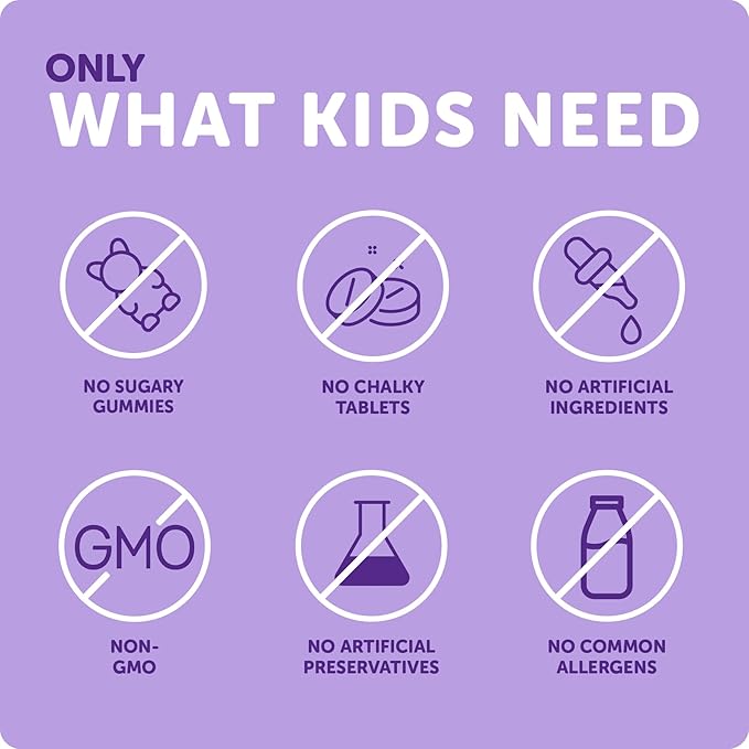 Ddrops Kids Booster 600IU 100 Drops - Daily Liquid Vitamin D for Kids. Support Strong Bones & Immune System in Children. No Preservatives, No Sugar, Non-GMO, Allergy-Friendly