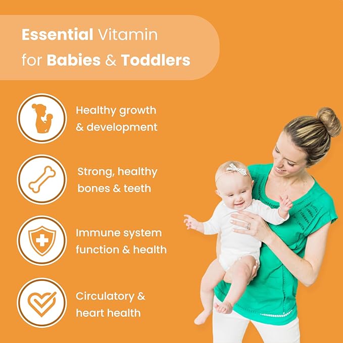 Mother's Promise Baby Vitamin D3 Drops & Organic Baby Probiotic Drops Bundle
