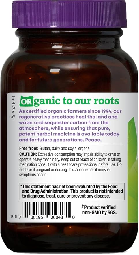 Oregon's Wild Harvest, Certified Organic Valerian, Herbal Aid, 900 mg, 90 Count
