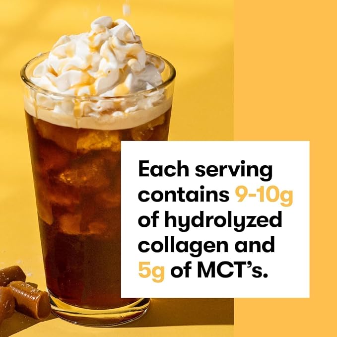 Perfect Keto Collagen Protein Powder with MCT Oil - Grassfed, GF, Multi Supplement, Best for Ketogenic Diets, Use as Keto Creamer, in Coffee and Shakes for Women & Men (Mint Chocolate)