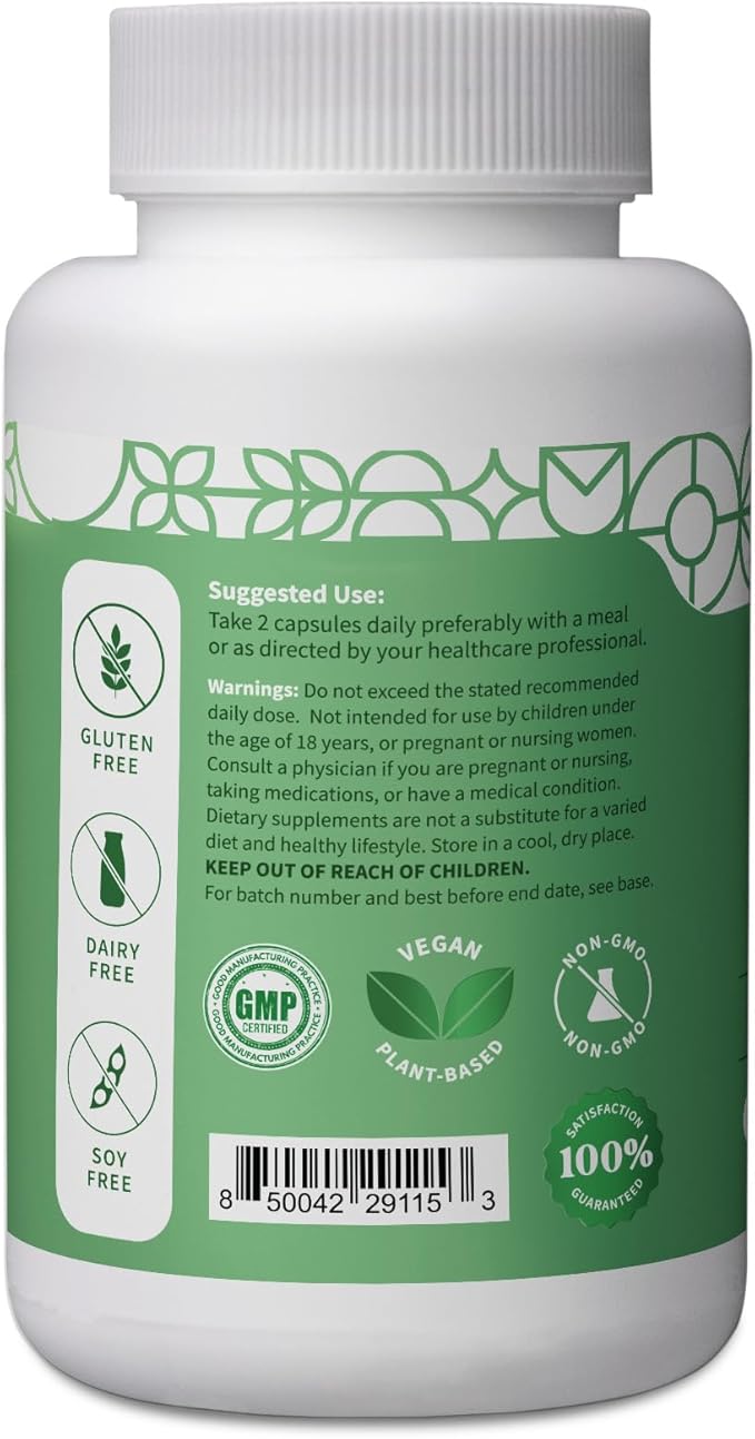 Pattern Wellness Cognitive Complex Supplement - Enhance Memory, Focus, and Clarity - Brain Health Support - 60 Vegetarian Capsules