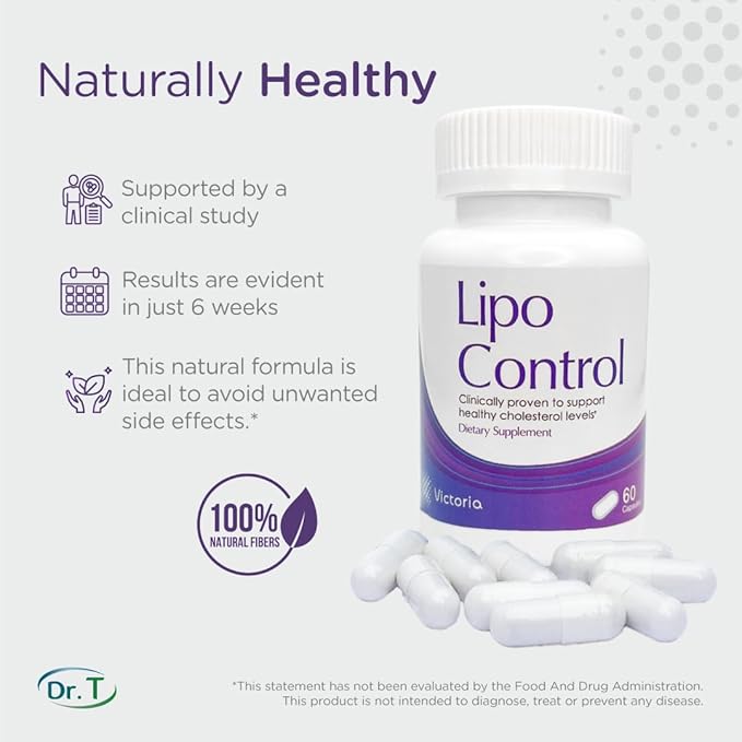Dr. T Natural Cholesterol Lowering Supplement (2-Saver Pack) Psyllium Seed (Husks), Chitosan, Karaya Gum, Apple Pectin - Supports Healthy LDL & HDL Cholesterol, and Triglyceride Levels (2)