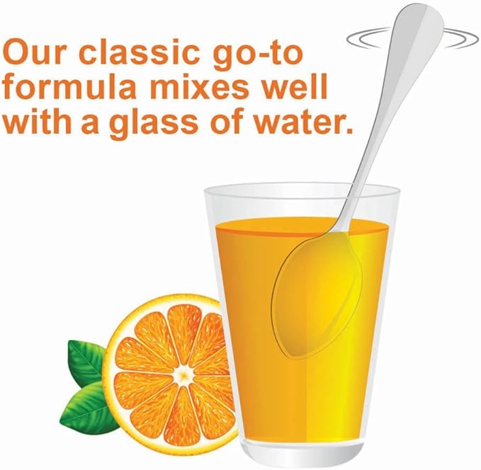 Citrucel Fiber Powder for Occasional Constipation Relief, Methylcellulose Fiber Powder, Orange Flavor - 16 Ounces