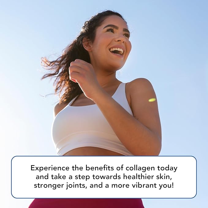 Vitamin Bounty Multi Collagen Complex - Hydrolyzed Collagen Peptides Types I, II, III, V & X - Supports Skin Elasticity, Joint Health, Hair & Nail Growth - 28 Servings