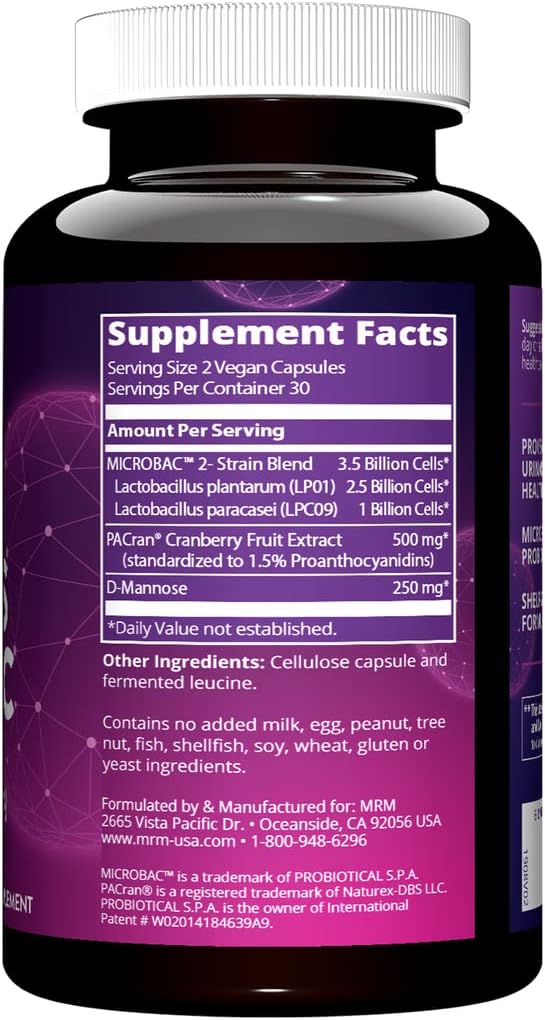 MRM Nutrition Women’s Probiotics | Intestinal + Immune Health | Prebiotics + postbiotics | Clinically Proven| 25 Billion Cells | Good Bacteria for Gut Health| Shelf Stable | 30 Servings