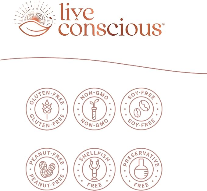 Live Conscious KSM-66 Ashwagandha Supplement w/L Theanine & AlphaWave - ZenWell Everyday Stress Relief, Cognitive, Brain Health - Ashwagandha for Men & Women - 60 Capsules