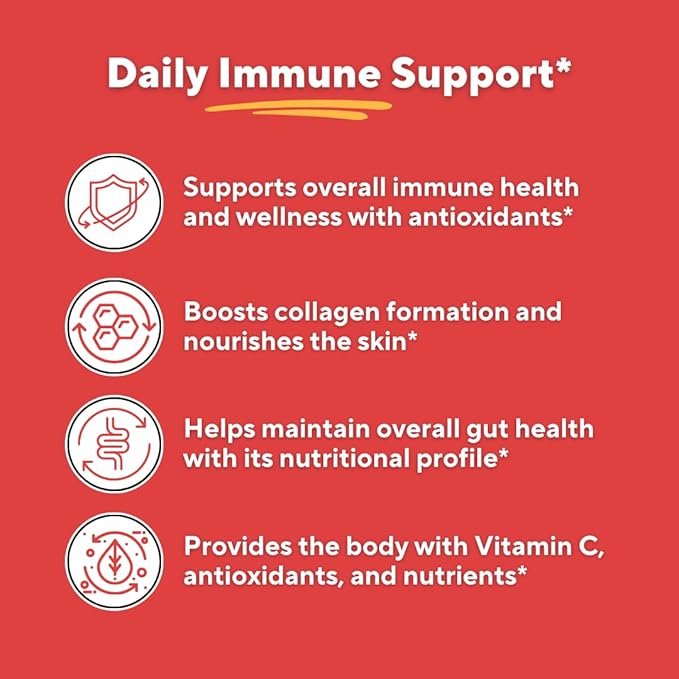 Organic Camu Camu Extract 20% Vitamin C Capsules - Immune, Collagen, Metabolism Support - 120 Veggie Capsules - Non GMO, Gluten Free, Vegan Supplement