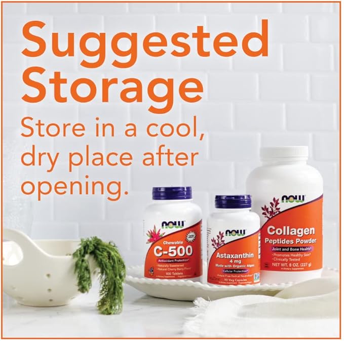 Now Foods, Zinc (Zinc Gluconate) 50 mg, Supports Enzyme Functions*, Immune Support*, 500 Tablets White