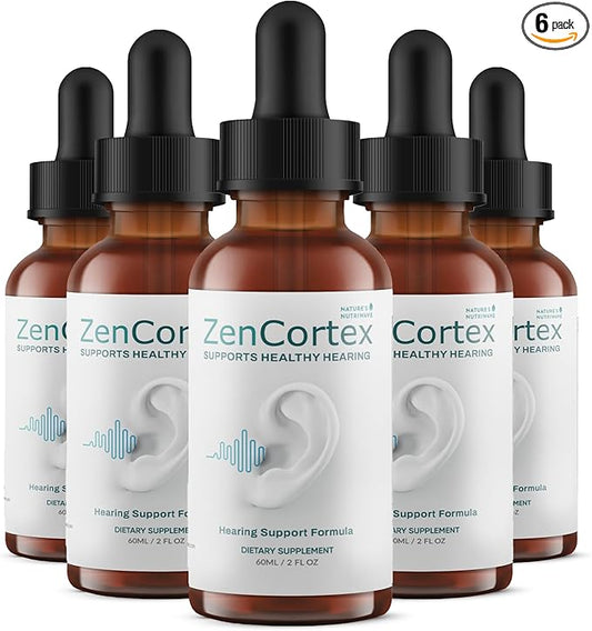 ZenCortex – Plant-Based Liquid Formula with Botanical Extracts & Amino Acids – Non-GMO, GMP Certified, Made in USA – 60 Servings, 2oz, 6 Month Supply