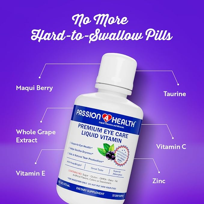 Premium Eye Care Liquid Vitamins Bundle