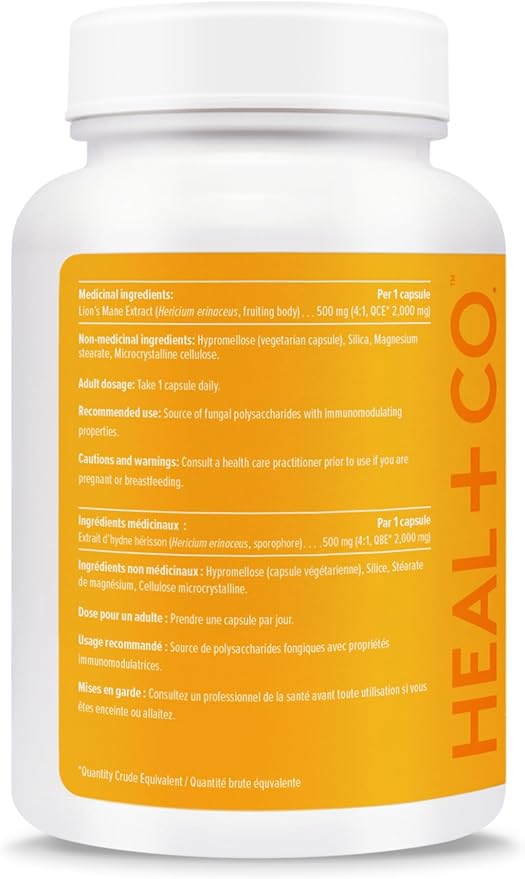 HEAL + CO. Lion's Mane 120 Caps
