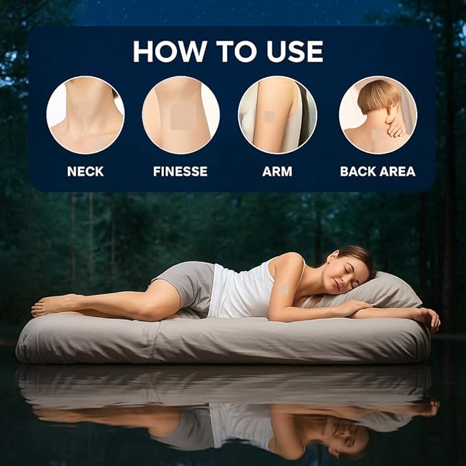 Sleep Patches for Adults Extra Strength 60 Pack,Natural Sleep Aid Patches for Deep Sleep, Sweet Dream Patches for Women & Men, Nighttime Sleeping Stickers for Night Comfort Rest
