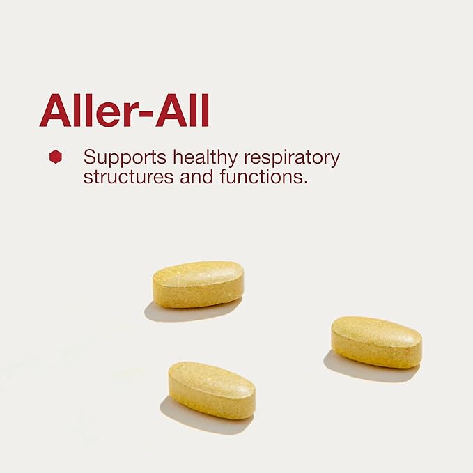Protocol Aller-All Tablets - Immune System Support* - with Vitamin C, Zinc, Quercetin, Calcium & Bromelain - Kosher & Dairy Free - 60 Tabs