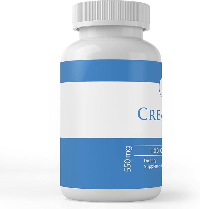 PURE ORIGINAL INGREDIENTS Creatine, (100 Capsules) Always Pure, No Additives Or Fillers, Lab Verified