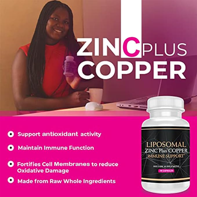 Qei Zinc Plus Copper Capsules, 30 Count, Minerals and Antioxidant Supplement Support Immune Health
