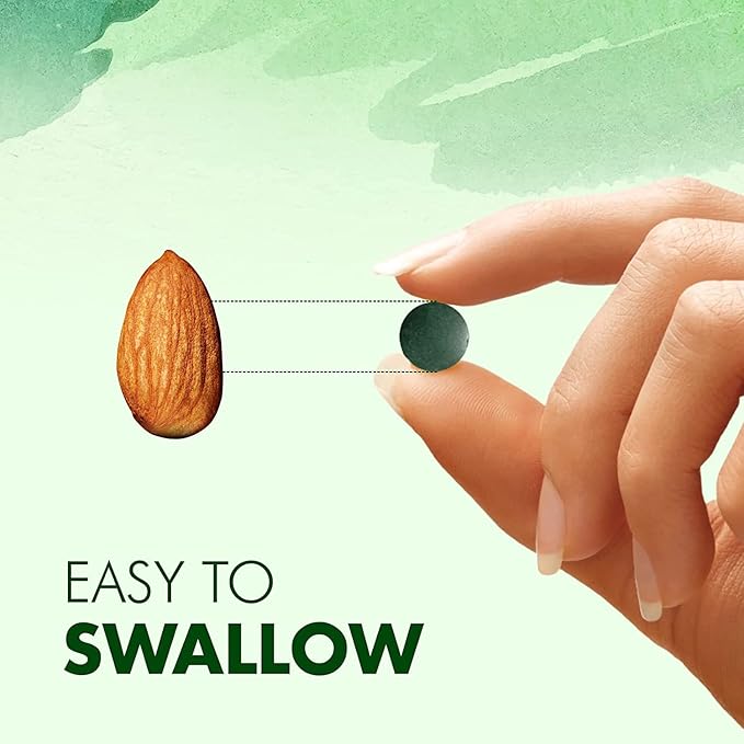 Chlorella Tablets Mega-Pack 1000 Tablets Cracked Cell, Raw, Non-GMO. 100% Pure Chlorella Pyrensoidosa. Green Superfood. High Protein, Chlorophyll & Nucleic acids. No preservatives or fillers - 3-Pack