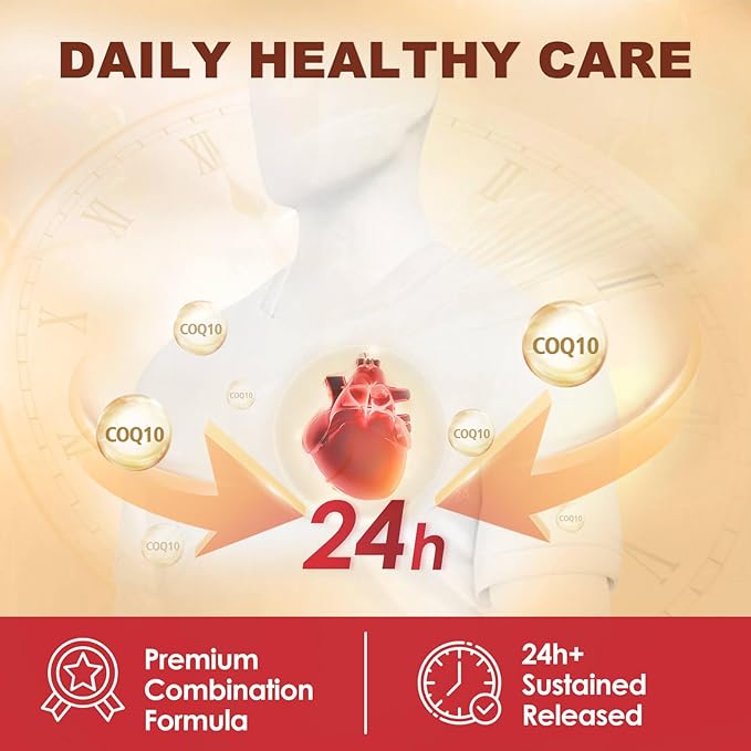 CoQ10 400mg SoftGels COQ10 - CQ10 Coenzyme Q10 Supplement, Plus PQQ, Omega 3, and Vitamin E, for Heart and Cellular Energy, 120 Servings