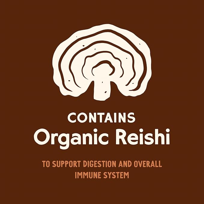 Super Blend Powder, Mushroom Mycelium and Dog Probiotic Supplement for Immunity and Digestive Health Support, Reishi & Probiotics, 90 Servings