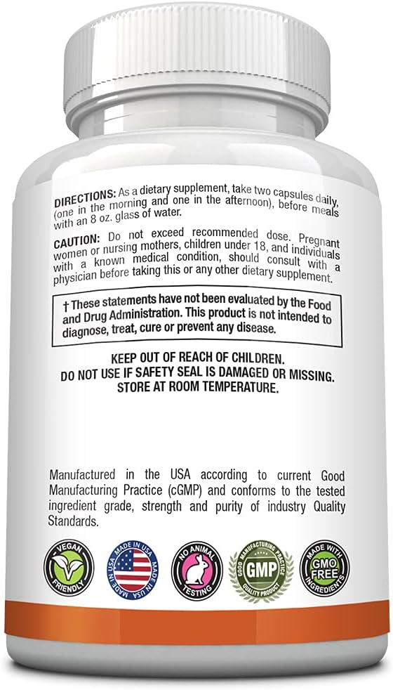 Approved Science® Gutsyl - Leaky Gut Supplement - Protect GI Tract with Aloe Vera, Marshmallow Root, Licorice, and Slippery Elm - Contains Prebiotic and BioPerine - 60 Capsules - 100% Vegan