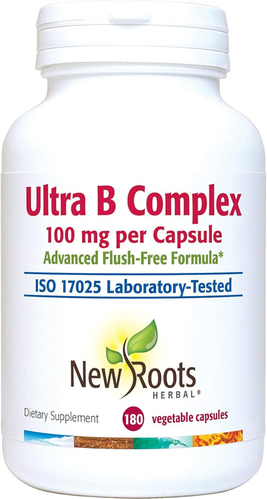 New Roots | Ultra Vitamin B Supplement 100 Mg (180 Capsules)