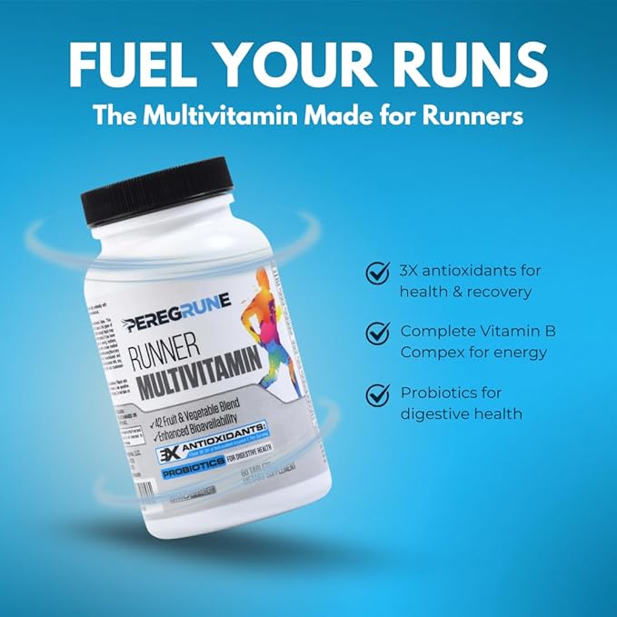 Runner Multivitamin & Omega 3 Fish Oil Bundle | Engineered Multivitamin for Runners | Antioxidants for Health & Recovery | Vitamin B Complex for Endurance, Energy | Joints & Heart Health