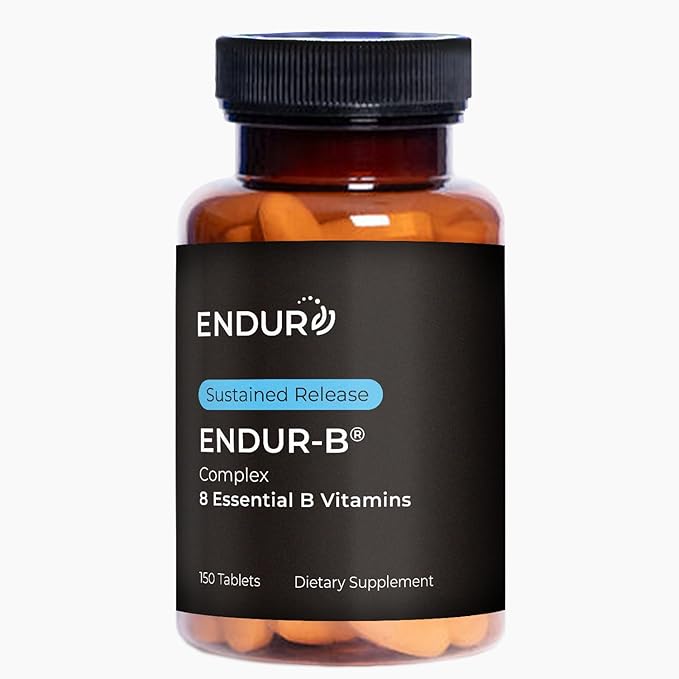 Endur-B Complex - Sustained Release - Vitamin B Supplement with B1, B2, B3, B6, B12, Folic Acid, Biotin - 150 Tablets Company