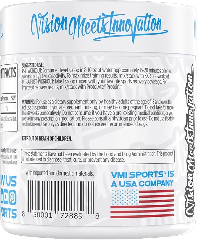 VMI Sports Creatine Monohydrate Unflavored Powder Muscle Mass – Strength – Size – Power | 5 Grams per Serving (300 Grams)