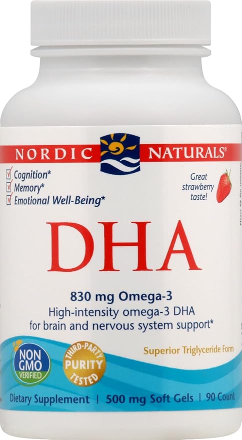 Nordic Naturals - DHA, Brain and Nervous System Support, 90 Soft Gels