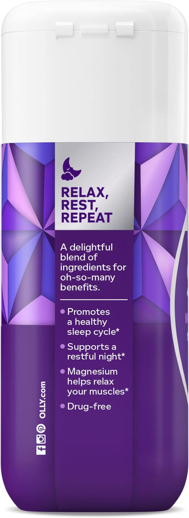OLLY Ultra Strength Sleep Softgels, 10mg Melatonin, L-Theanine, Chamomile, Magnesium, Lemon Balm, Supports Deep Restful Sleep, Nighttime Sleep Aid, Non Habit-Forming - 60 Count