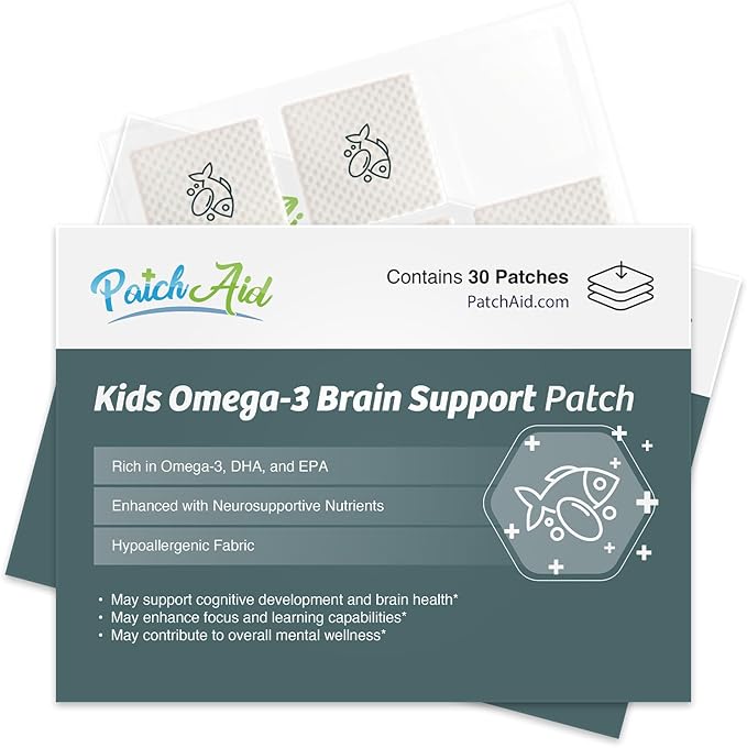 Kids Omega-3 Topical Patch by PatchAid 30-Day Supply