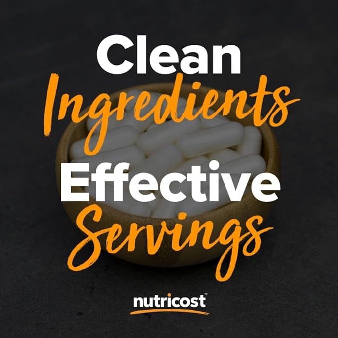 Nutricost Magnesium+ Extra Strength 420mg, 240 Capsules - 120 Servings. Magnesium Oxide and Glycinate - Non-GMO, Gluten Free, Vegan Friendly