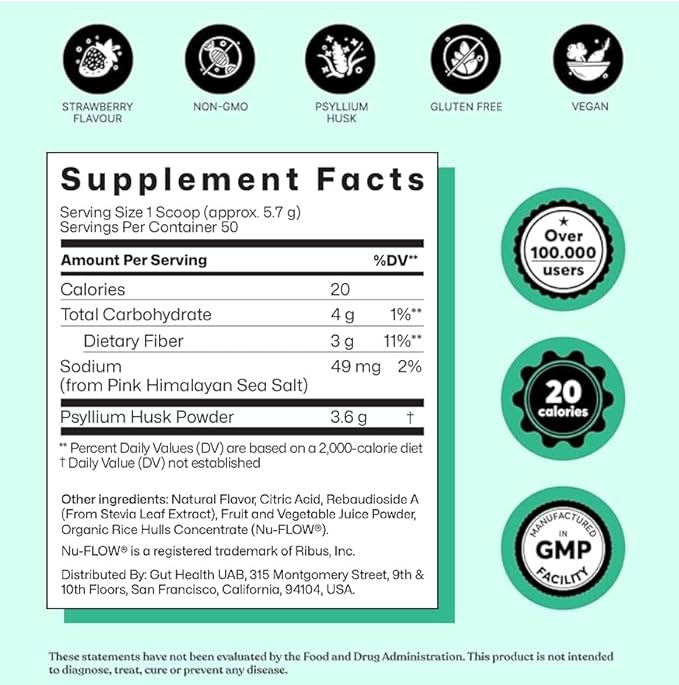 ColonBroom Psyllium Husk Powder (Strawberry, 50 Servings) + Mushroom Complex, Powerful Mushroom Blend with Cordyceps, Reishi, Shiitake, Lion’s Mane Extract for Energy, Immunity (60 Capsules)
