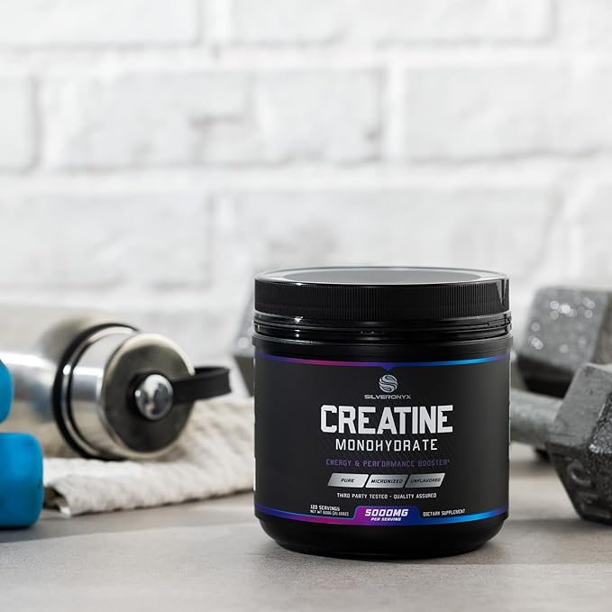 Creatine Powder 5000mg (5g) - Pure Micronized Creatine Monohydrate Supplement Unflavored, Keto Friendly - Creatine Nutritional Supports Muscle Growth & Strength, Vegan, Gluten-Free - 60 Servings