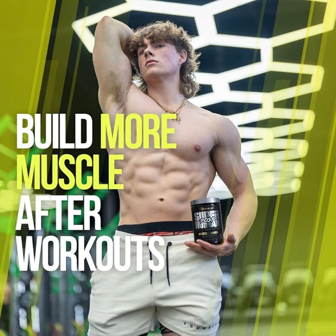 Alpha Lion Superhuman Post Workout Powder, Muscle Builder Drink, Creatine Monohydrate + More for Lean Muscle Growth, Strength & Volume, Supplement for Women & Men (25 Servings, Muscle Marg)