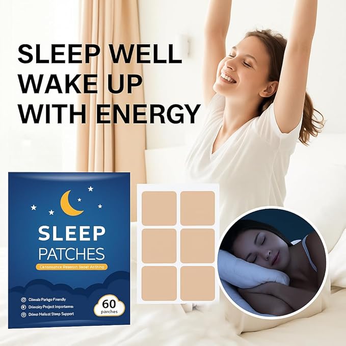 Sleep Patches for Adults Extra Strength 60 Pack,Natural Sleep Aid Patches for Deep Sleep, Sweet Dream Patches for Women & Men, Nighttime Sleeping Stickers for Night Comfort Rest