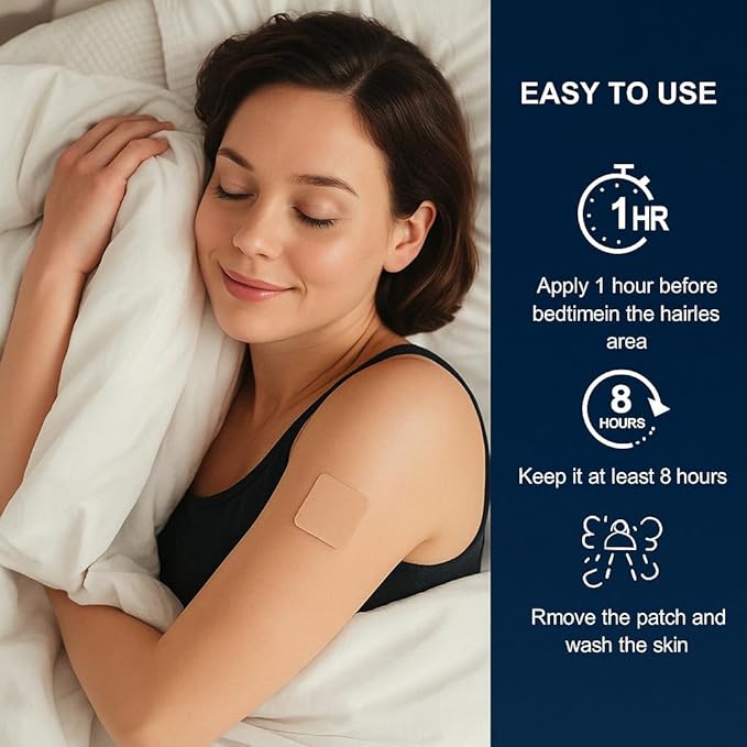 Sleep Patches for Adults Extra Strength 60 Pack,Natural Sleep Aid Patches for Deep Sleep, Sweet Dream Patches for Women & Men, Nighttime Sleeping Stickers for Night Comfort Rest
