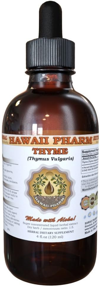 HawaiiPharm Thyme (Thymus vulgaris) Liquid Extract 4 fl.oz