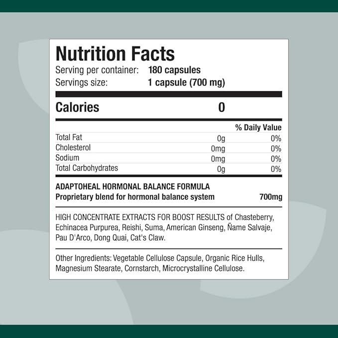 Hormobalance + Immuneheal – Adaptogen Blend (180 Capsules ea.)