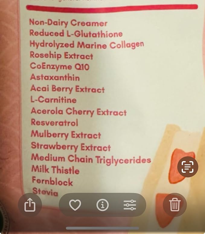 Dear Face Collagen Glutathione Drinks (180g, Strawberry)