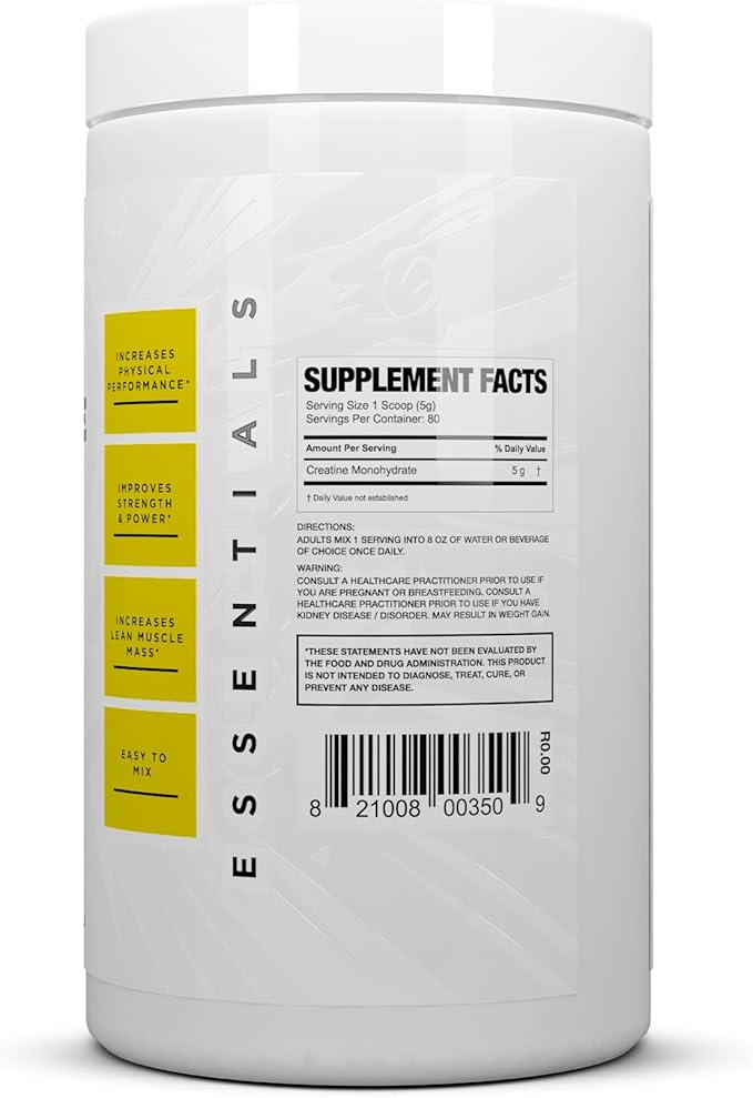 Nutraceuticals Micronized Creatine 100 – 80 Servings, High-Purity & Fast-Absorbing Creatine Monohydrate for Strength, Endurance & Muscle Growth