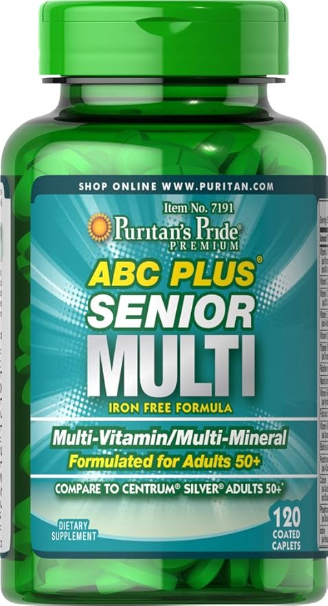 Puritan's Pride ABC Plus� Senior Multivitamin Multi-Mineral Formula