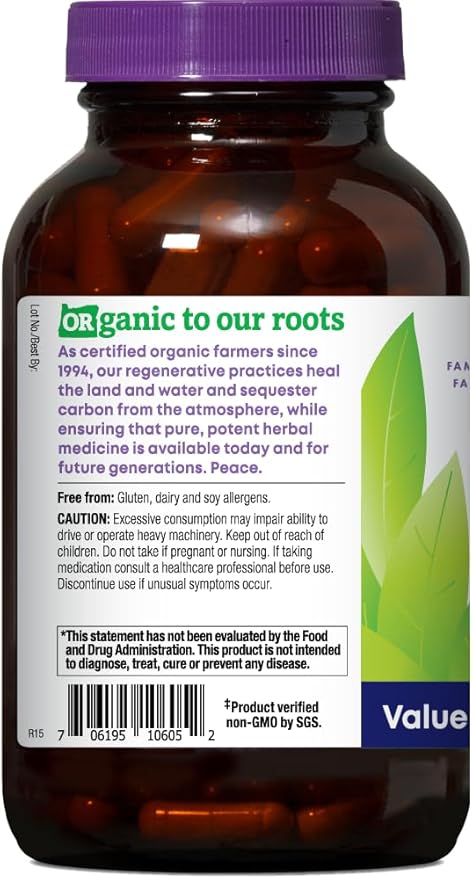 Oregon's Wild Harvest Non-GMO Organic Valerian Capsules Non Habit Forming Herbal Sleep Aid, Melatonin Free, 180Count