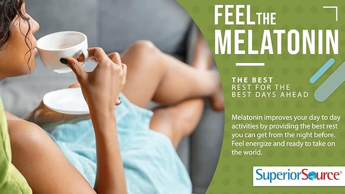Superior Source Calming Formula, L-Theanine, Melatonin, Under The Tongue Quick Dissolve MicroLingual Tablets, 60 Ct, 5-HTP for Enhanced Serotonin Conversion, Positive Mood and Sleep Support, Non-GMO