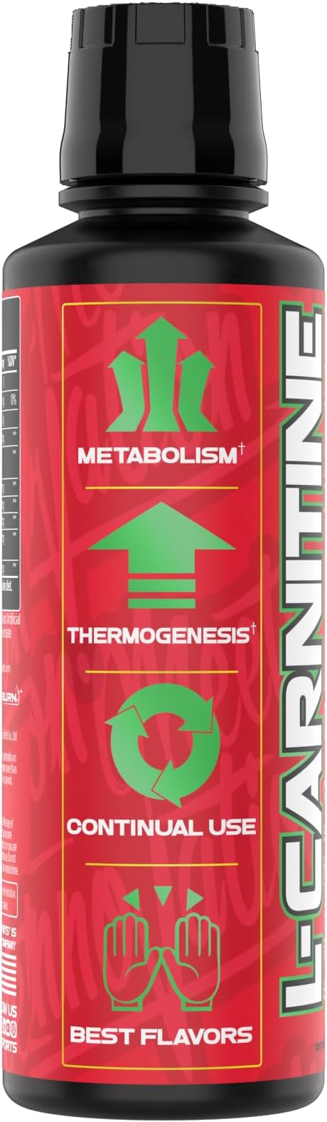 VMI Sports L-Carnitine 1500 Heat Liquid Enhanced Thermogenic | 1500 mg Carnitine | Maximum Absorption Formula | Great Taste for Men & Women | 31 Servings (Gummy Bear)
