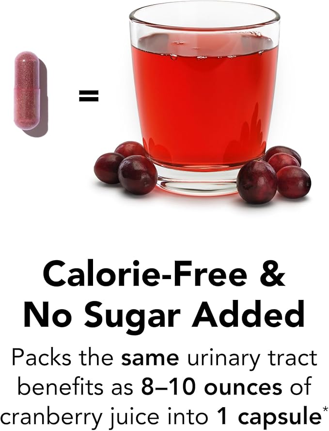 Theralogix TheraCran One Cranberry Capsules - 180-Day Supply - Cranberry Supplement for Men & Women - Cranberry Pills to Support Urinary Tract Health* - 36mg PACs per Capsule - NSF Certified, 180 Coun